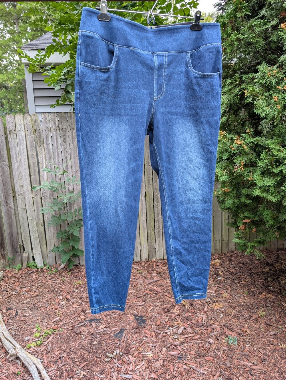 Halara Flex High Waisted Pockets Denim Casual Leggings XL